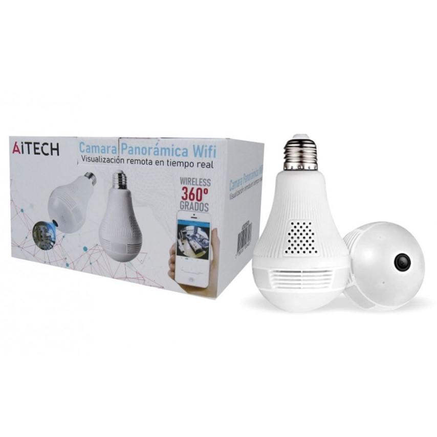 CAMARA ESPIA - AITECH PANORAMICA WIFI 360º FOCO