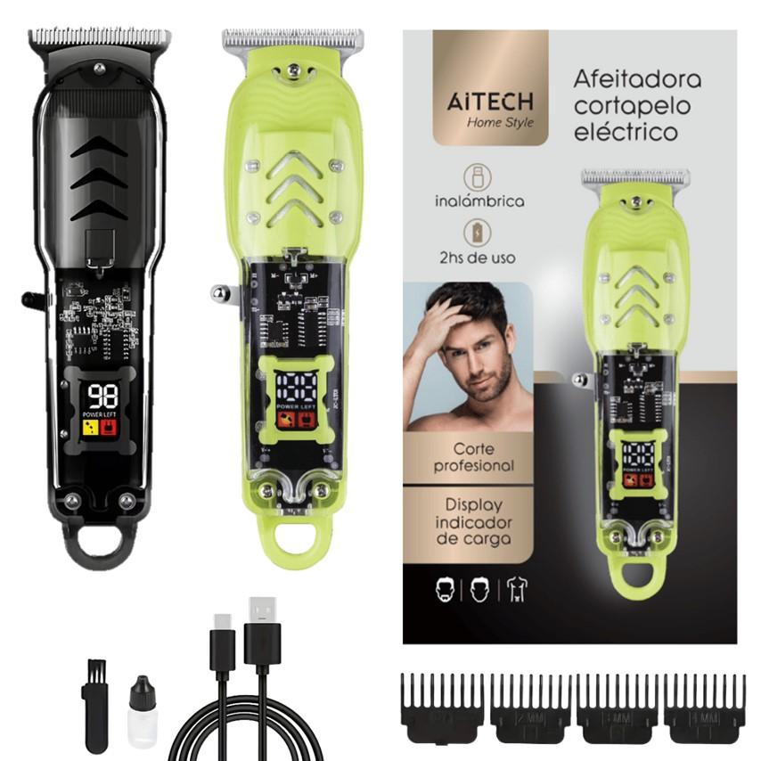 AFEITADORA CORTAPELO AITECH ELECTRICA / INALAMBRICA CON ACCESORIOS