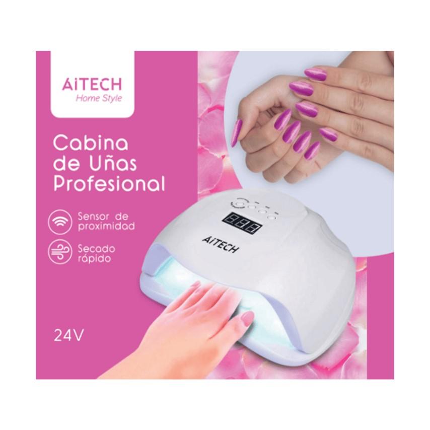 CABINA DE UÑAS PROFESIONAL UV LED AITECH 24V